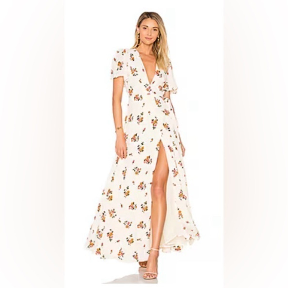 Kimono Dress in Creme, size large - Picture 5 of 7